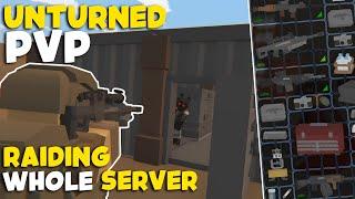 RAIDING WHOLE SERVER - Unturned PvP Arid (Survival Series Finale)