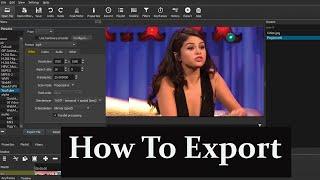 Save / Export Video In Shotcut 2021