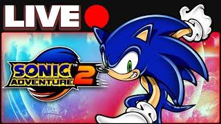 Playing Sonic Adventure 2 LIVE Part 1 - HERO STORY