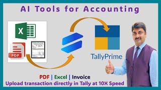 Upload your entries at 10x Speed In Tally Prime 4.0 with Suvit