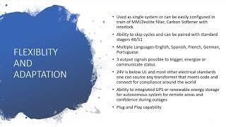 C&I Water Treatment NXT Controller Considerations