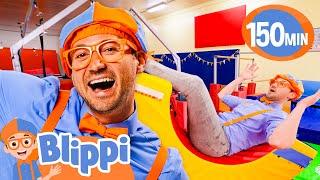 Can Blippi Do a Flip? Learn Gymnastics and a Super Somersault! | Educational Videos for Kids