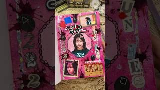 ASMR journal Squid Game Jun Hee️|#asmr #squidgame #scrabooking #journaling #fyp #diy #viral