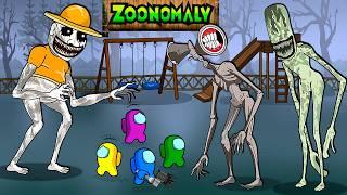 AMONG US in ZOONOMALY 2 vs Siren Head & Zookeeper | Toonz Animation