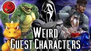 Who Are The WEIRDEST Fighting Game Guest Characters? | NickNackPadyWak