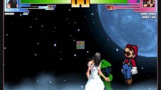 Samara VS. The Mario Bros.(MUGEN)