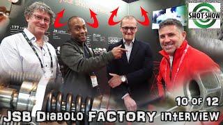 NEW JSB Diabolo Pellets & Slugs (FACTORY INTERVIEW) JSB Airgun Slugs + Hades .35 - SHOT Show 2023