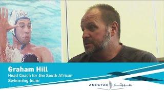 Graham hill, Head Coach for the Olympic Swimming team, World Cup Team and World Youth Teams.