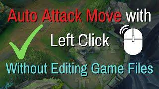 Bind Attack Move on left click - official keybind