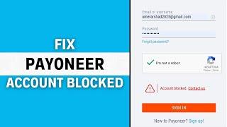 How to Fix Payoneer Account Blocked (Full Guide)