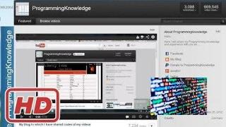 [Programming For Beginners] [MYSQL tutorial for beginners] Welcome to ProgrammingKnowledge Youtube