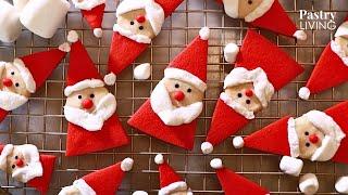 So Cute Santa Cookies Made Simple!  - Christmas Cookies