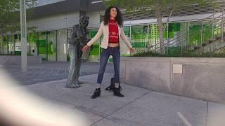 SF Yoga Girl with "Shaking Man"