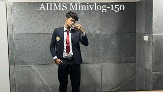 AIIMS Minivlog-150 | Breakfast skip ho gyaa  #neet2025 #neetmotivation #aiimsdelhi #doctorlife