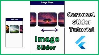 How to build auto Image Slider in Flutter ||  Carousel Slider Tutorial || Easy flutter tutorial