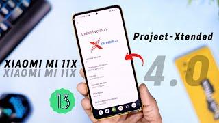 Try Project Xtended Android 13 Official ROM on Mi 11x, Most Customizable and Something Different