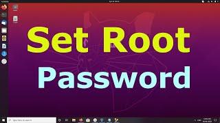 How to set a root password on Ubuntu 20.04