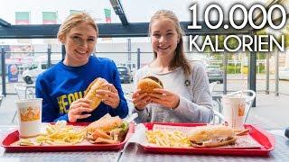 10.000 KALORIEN CHALLENGE | Epic Cheat Day | Girls vs Food