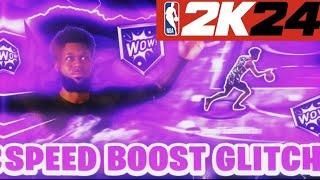 THERES A SPEED BOOSTING GLITCH IN NBA 2K24!!!! (Can Do On Any Build)