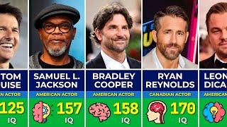  Smartest Hollywood Actors | Famous Actors Ranked by IQ