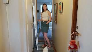 Skirt Tryon Haul From H&M | With & Without Pantyhose