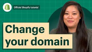 How to change your primary domain || Shopify Help Center