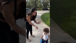 Mom and dad catch son trying to take sister to school with him #shorts