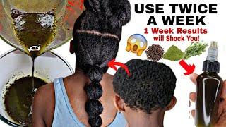 NO JOKE!OVERNIGHT Hair Growth Oil How to use rosemary moringa n Cloves to Boost HairGrowth