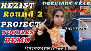 SOSE 2024class 9 HE21ST 2nd round project on noodles packaging discussion|How to make HE21st project