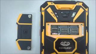 Conquest S8 Pro IP68 Rugged Phone Unboxing - Military Standard MIL-STD-810G Compliant