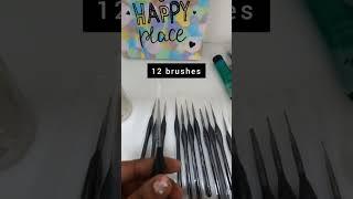 unboxing Brustro artists miniature brush set