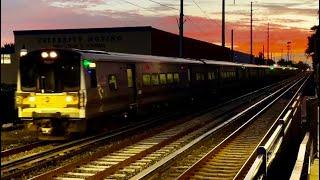 LIRR AM Rush Hour at New Hyde Park. 9/30/24