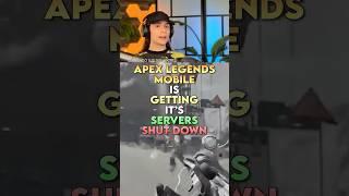 APEX LEGENDS MOBILE is GETTING it's SERVERS SHUT DOWN FOREVER by RESPAWN