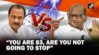 Ajit Pawar takes jibe at Sharad Pawar, says “you are 83, are you not going to stop”