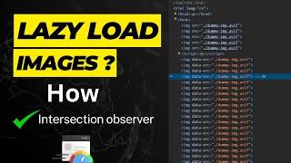 How to lazy load images to improve performance