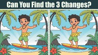 Spot The Difference : Can You Find the 3 Changes? | Find The Difference #284