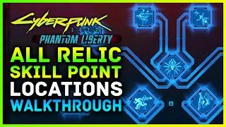Get These NOW! Cyberpunk 2077 Phantom Liberty - ALL Relic Skill Point Locations, 9 Data Terminals