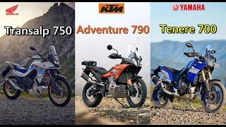 Transalp 750 Vs Adventure 790 Vs Tenere 700 |2025 Models Comparison |TM