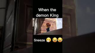 Legend of exorcism || when the demon sneeze  #animeclip #funnyanimemoments