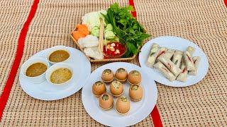 វីធីធ្វើណែមសាច់ជ្រូកនឹងពងមាន់អាំង។ How to make it. Part 1