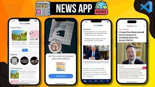 ️ Learn News App in Flutter with 2 REAL Projects | Rest API, State Management - 2025