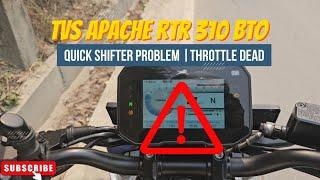 TVS Apache RTR 310 BTO | Quick shifter problem | Throttle dead | cruise control error |IMU error