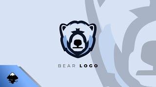 How to Turn a Bear Image Into a Mascot Logo Design Using Inkscape #Shorts