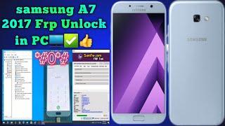 Samsung A7 2017 Frp bypass in PC 
