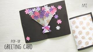 DIY Flower Bouquet Pop up Card | Handmade Card