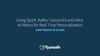 Using Spark, Kafka, Cassandra and Akka on Mesos for Real Time Personalization.