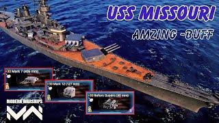 USS Missouri | Got Accuracy Buff| August Battlepass| Buff- REVIEW| Modern Warships #Modernwarships
