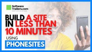 Build a site in less than 10 minutes using Phonesites