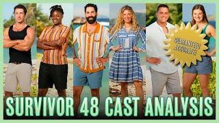 Survivor 48 Pre-Season Cast Analysis