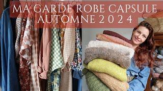 Ma Garde-robe capsule Automne 2024 | Trie , rangement , projets couture et tricot